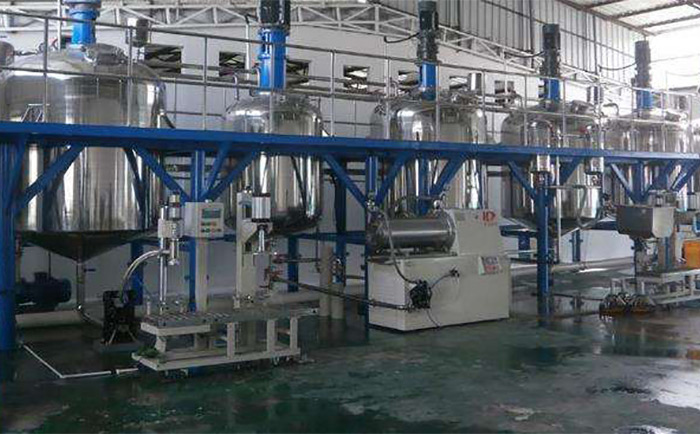 （圖：水性涂料生產(chǎn)制作）